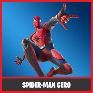 SKIN SPIDER-MAN CERO FORTNITE ENMARCADA