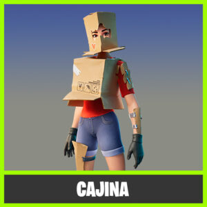 SKIN CAJINA FORTNITE ENMARCADA