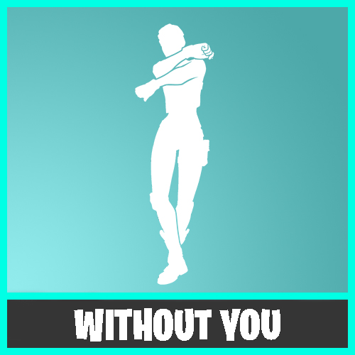 BAILE WITHOUT YOU FORTNITE ENMARCADO