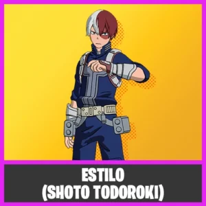 ESTILO (SHOTO TODOROKI) DE LA SKIN SHOTO TODOROKI FORTNITE