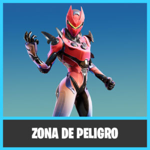 SKIN ZONA DE PELIGRO FORTNITE ENMARCADA