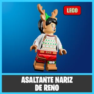 SKIN LEGO ASALTANTE NARIZ DE RENO FORTNITE