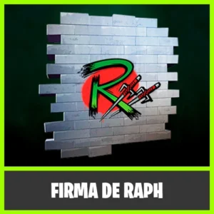 GRAFITI FIRMA DE RAPH FORTNITE