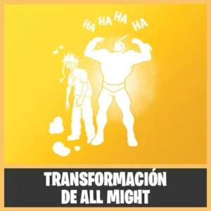 GESTO TRANSFORMACIÓN DE ALL MIGHT FORTNITE